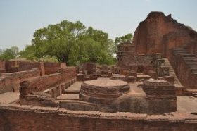 Nalanda, Bihar: Nalanda ruins, architecture in india